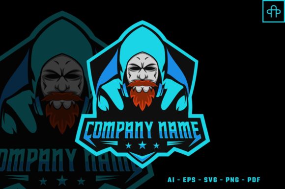 Beard Man Gaming: A Graphic Design Asset for Creative Projects