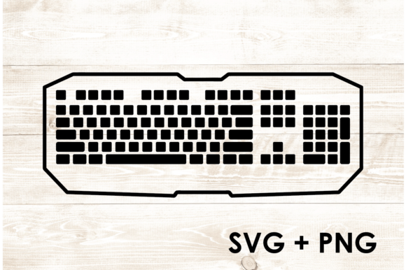 Gaming Keyboard Mechanical Embroidery Design