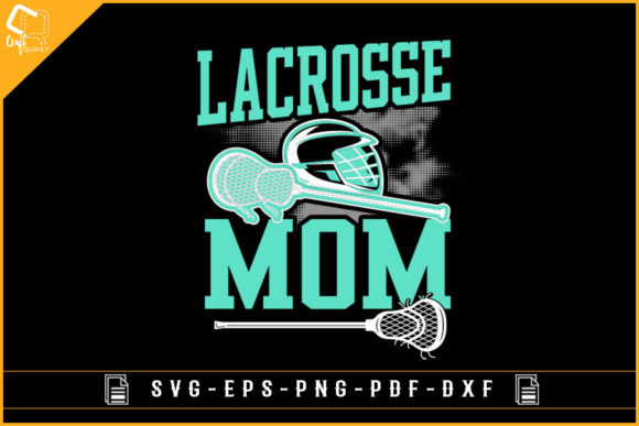 Lacrosse Mom Gaming Sublimation Design for Crafts and Graphics