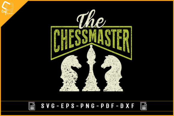 The Chess Master Gaming Design Svg for Graphics and Crafts