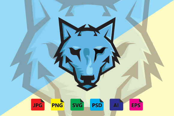 Wolves Mascot, Fox Esport Logo Design for Modern Branding